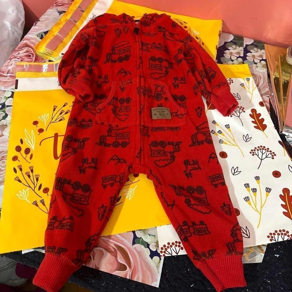Carter’s fleece onesie pjs